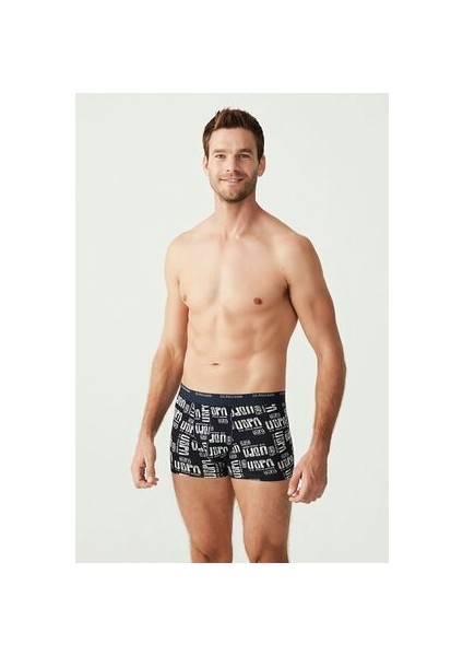 Erkek Lacivert - Lacivert Melanj 3'lü Boxer 80338 fiyatları