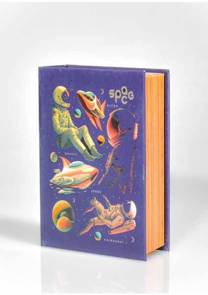 Astronot Dekoratif Kitap Kutu
