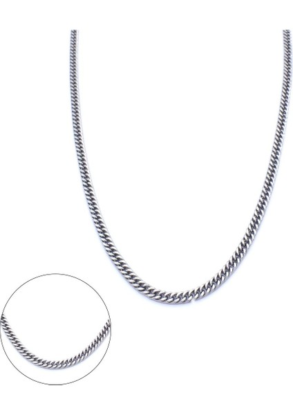 316L Çelik Samanyolu Unisex Zincir Kolye 60 cm ZN-289