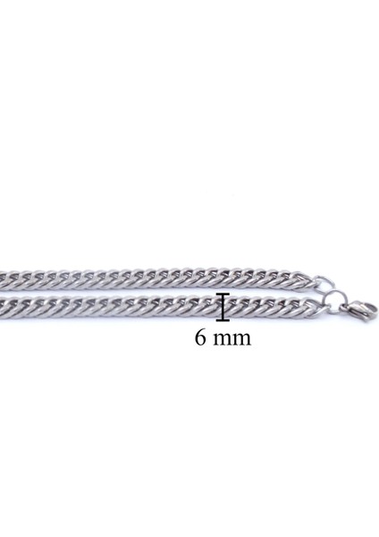 316L Çelik Samanyolu Unisex Zincir Kolye 60 cm ZN-289 fırsatları