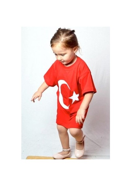 Çocuk Türk Bayraklı T-Shirt