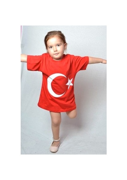 Çocuk Türk Bayraklı T-Shirt