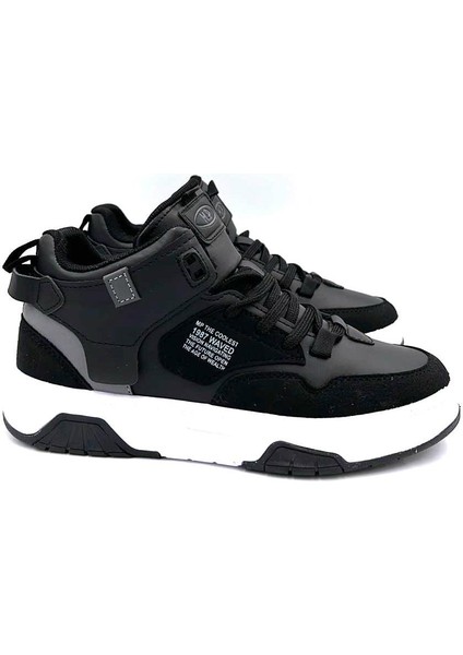 M.p 242-2063 Phlon Hafif Taban Bağcıklı Bilekli Kadın Spor Ayakkabı Siyah modelleri