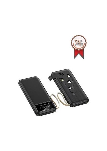 Torima Hızlı Şarj Özellikli 4 Çıkışlı 10.000 Mah Powerbank TRM-1011, One Size