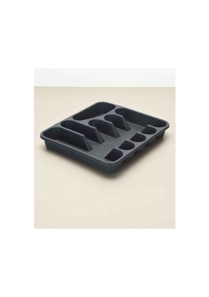 Maxi Çekmece Içi Kaşıklık Bölmeli Kaşık Organizer (Antrasit)