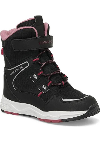 Koke 3pr Cırtlı Kız Çocuk Outdoor Bot Siyah Pembe