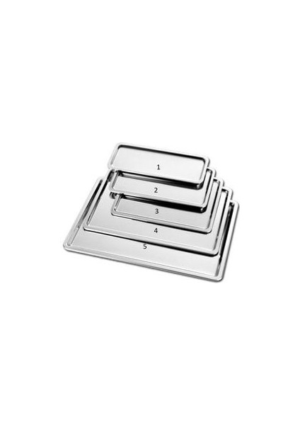 Çelik Pasta Tepsi 10X30 cm No:1