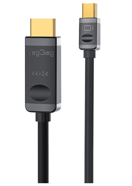 4K 30Hz Mini Displayport To HDMI Dönüştürücü Kablo 3 Metre