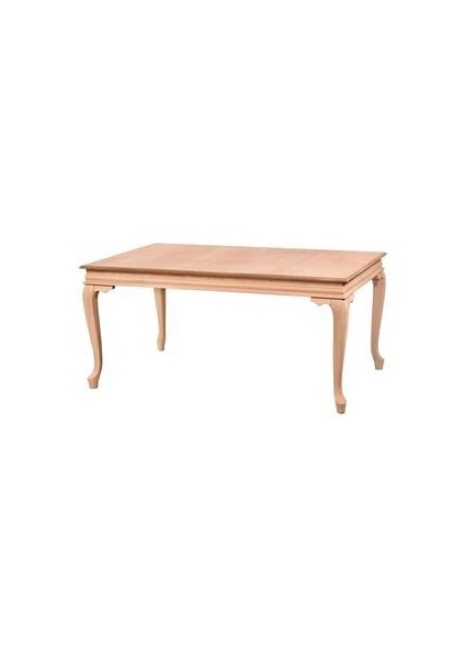 Mkd - Msa 211 / 170 cm Lükens Yemek Masası Cilasız Ham