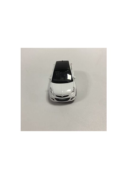 Die Cast Opel Corsa Metal Çek Bırak Araba - beyaz