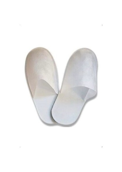 100 Çift Tek Kullanımlık Otel Terlik Otel Terliği Overlok