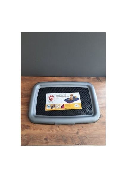 Akıllı Köpek Tuvaleti Elekli 39,5X59,2X48 cm - Gri Metalik Siyah fiyatları