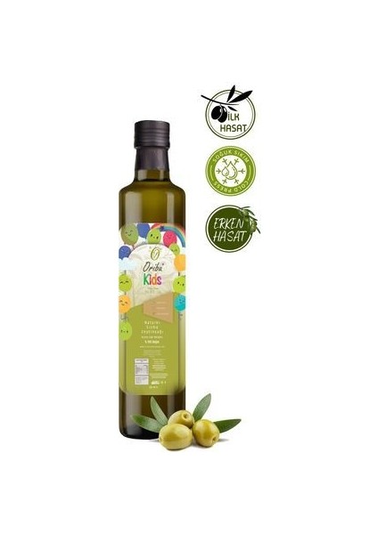 Bebeklere Özel Soğuk Sıkım Naturel Sızma Zeytinyağı - Ek Gıda Dönemi Için - 250 ml