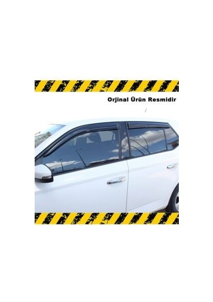 Skoda Fabia Mügen Cam Rüzgarlığı 2014-2020 Arası 4 Lü Set
