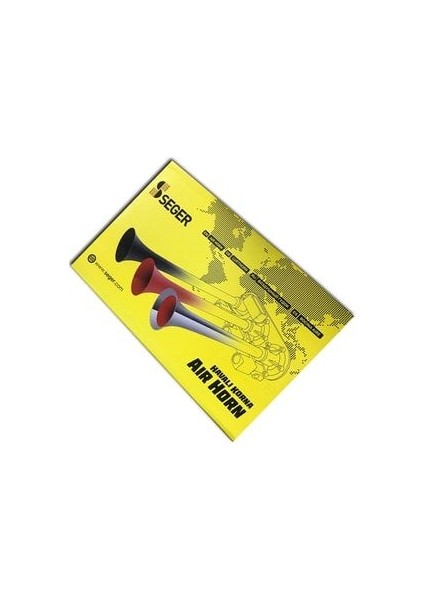 Seger Havalı Korna 3 Borulu Aır Horn 24 Volt