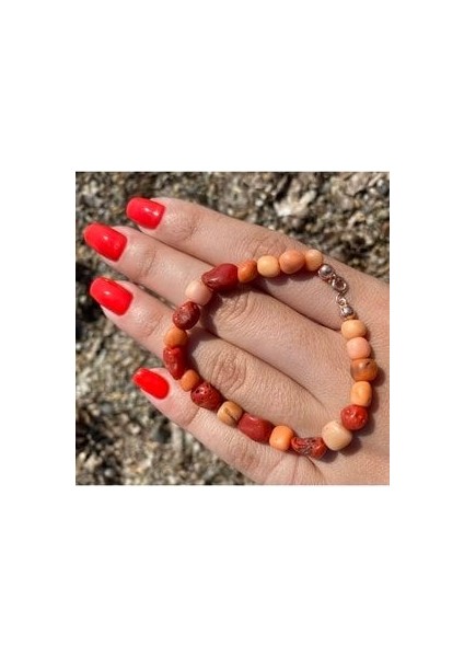 Renk Geçişli Orijinal Italyan Mercanı Bileklik modelleri