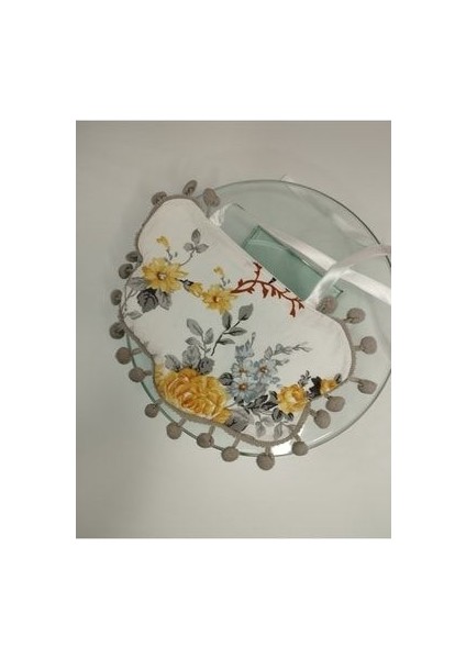 Mama Önlüğü Ponponlu - Çok Renkli - Organik & El Yapımı fiyatları