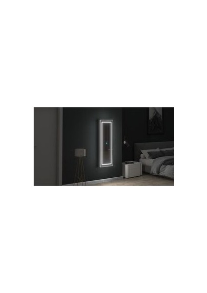 Paris LED Aydınlatmalı Boy Aynalı Takı Dolabı Kilitli fırsatları