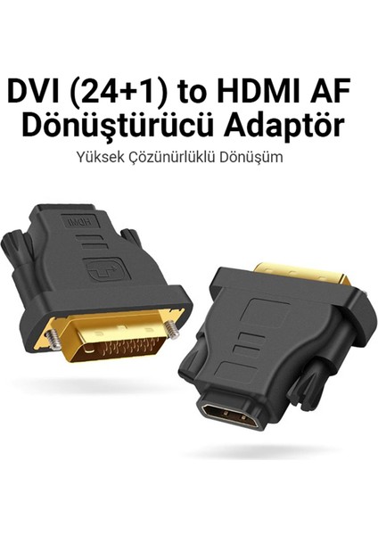 DVI 24+1 To HDMI Dönüştürücü Adaptör