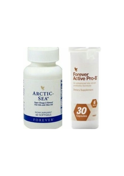 Forever Omega 3 60 Kapsul -Forever Probiotic - Kod 039- 610