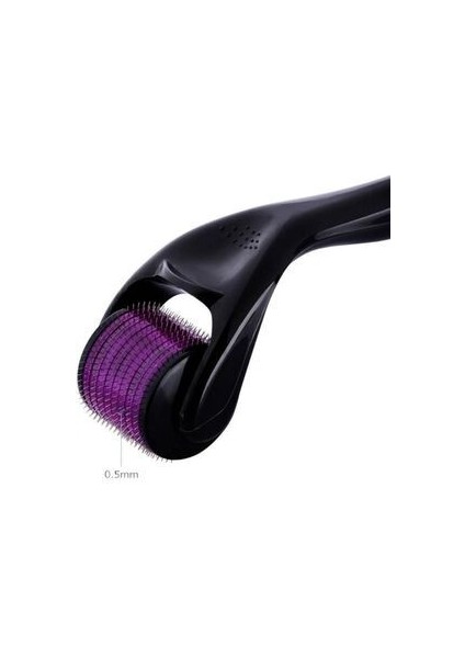 Titanyum Uçlu 540 İğneli Derma Roller 0.5 mm - İğne Cilt Yüz Vücut Yenileme Masaj Aleti