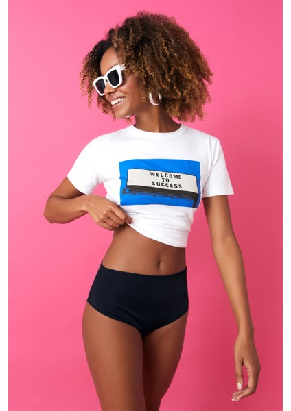 Siyah Yüksek Bel Bikini Altı