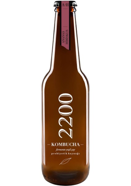 Ananas Hibiskus Kombucha 330 ml 25 Adet