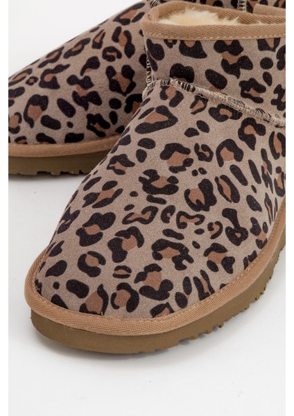 Zaz Kum Desenli Deri Kadın Bilekte Bot modelleri