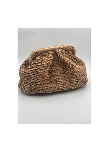 Hasır Burslu Clutch Çanta modelleri