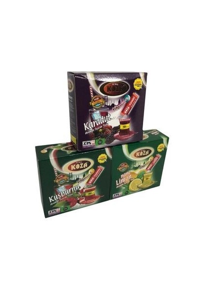 Karadut- Kuşburnu- Nane Limon Tek Içimlik Içecek Tozu 3 Paket fiyatları