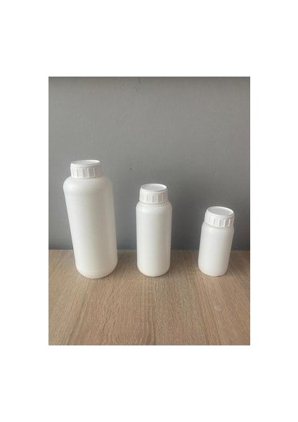 Numune Kabı 500 ml Beyaz Mat Kimyasala Dayanıklı 1pak/10 Adet ( Tarım Şişesi )