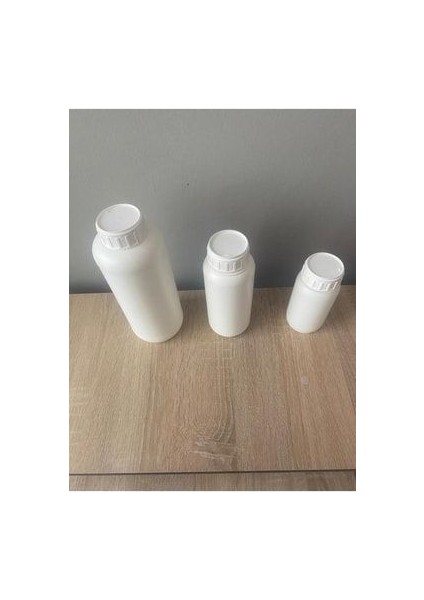 Numune Kabı 500 ml Beyaz Mat Kimyasala Dayanıklı 1pak/10 Adet ( Tarım Şişesi )