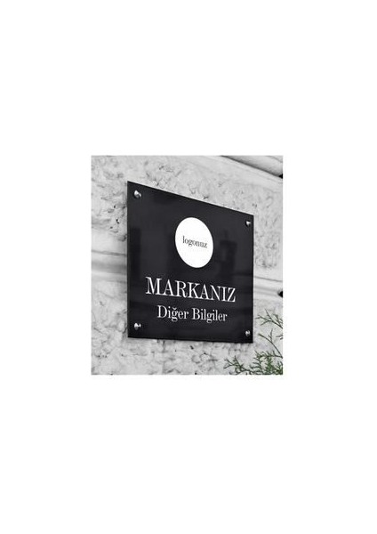 Kapı Tabela Büro Ofis Mini Giriş Tabelası