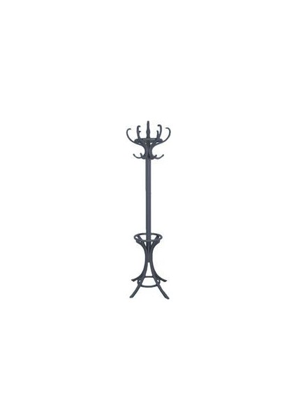 Mkd - Bask 107 / 6 Lı Klasik Tarz Thonet Askı Gri Eskitme