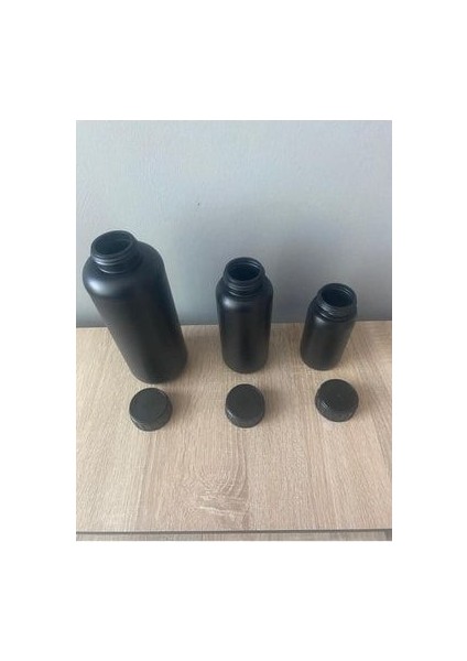 Numune Kabı 1000 ml Siyah Mat Kimyasala Dayanıklı 1pak/10 Adet ( Tarım Şişesi )