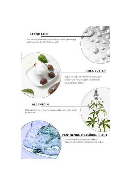 Hyalüronik Asit ve Pantenol B5 Içeren, Nemlendirici Yüz ve Vücut Cilt Bakım Kremi 200 ml fırsatları