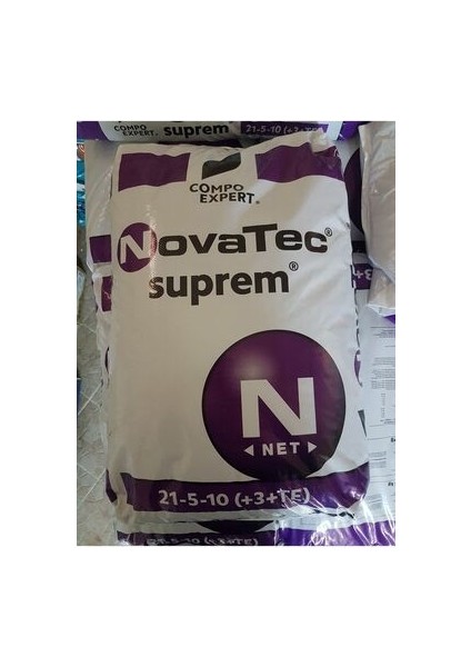 Novatec Suprem Gübre. 21+5+10+(3mg). 25 kg