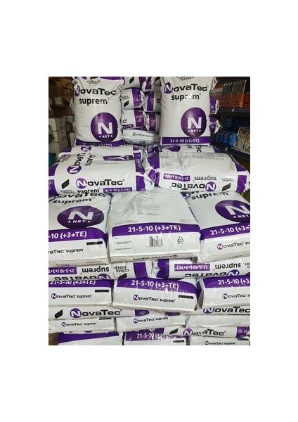 Novatec Suprem Gübre. 21+5+10+(3mg). 25 kg