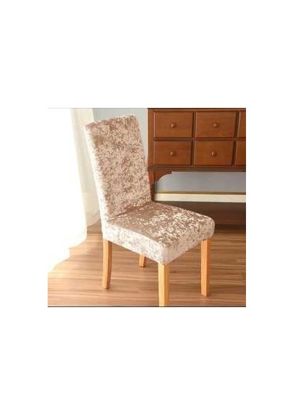 Kaliteli Likralı Kadife Sandalye Örtüsü Sandalye Kılıfı Sandalye Koruma Tekli