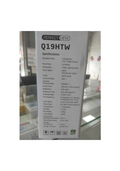 19"wide Q19HTW LED Monitör fiyatları