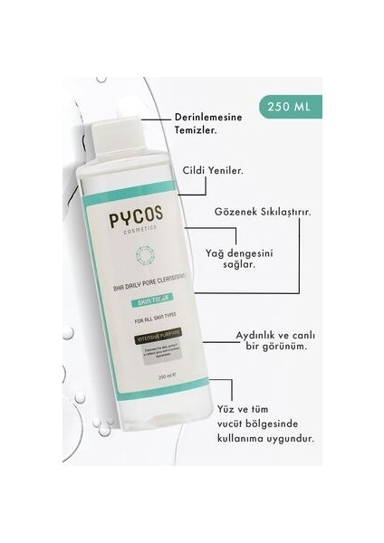 Bha Gözenek Sıkılaştırıcı-Temizleyici-Aydınlatıcı, Siyah Nokta Karşıtı Günlük Tonik 250 ml fiyatları