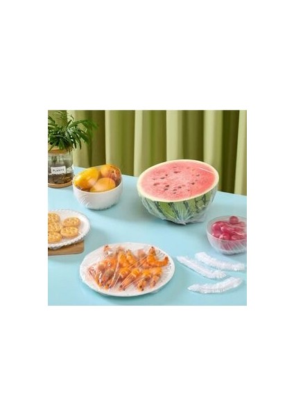 100 Adet Elastik Saklama Torbası - Tencere Bonesi