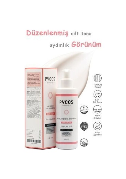 Leke Karşıtı Cilt Beyazlatıcı, Cilt Tonu Eşitleyici Bakım Kremi 200 ml modelleri