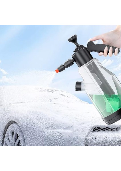 Yüksek Basınçlı 2litre Ev Bahçe Temizlik Araç Yıkama Köpük Püskürtücü Otomatik El Pompası