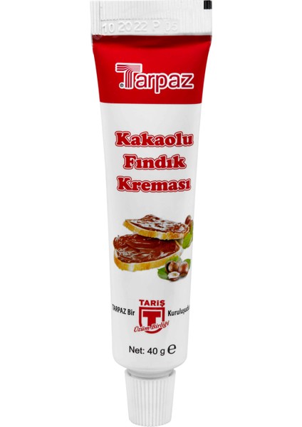 Kakaolu Fındık Kreması Tüp 40 gr 10 Adet