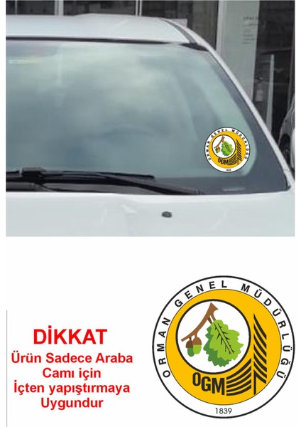 Orman Genel Müdürlüğü Logo Araba Oto Motosiklet Sticker 00145