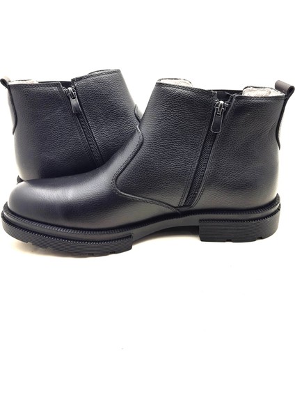 3407 Aymoda Erkek Içi Kürklü Rahat Fermarlı Deri Bot fırsatları