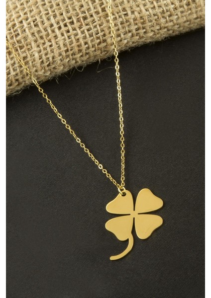 Yonca Lüks Çelik Kolye