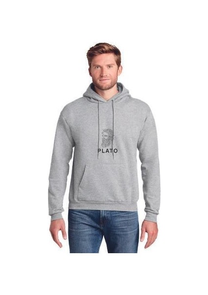 Unısex Celestıal Sun Moon Baskılı Oversize Kapüşonlu Sweatshırt fiyatları