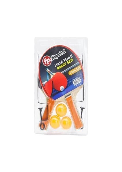 Masa Tenisi Raket Fileli + 3 Top Fixpoint K-3913